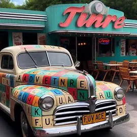 Scrabble Car